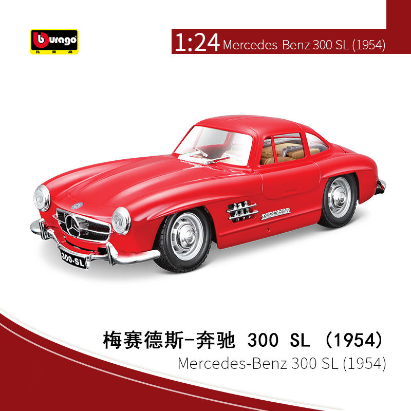 Bburago 1 24 Mercedes Benz 300SL 1954 Classic Car Model OMEGA DIECAST