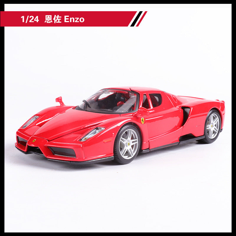 Bburago 1/24 Ferrari SF90 F50 Monza SP1 Enzo Roma 488 Pista Modern Car Model