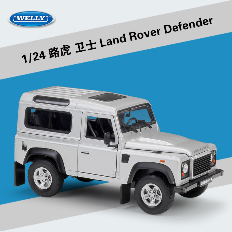 WELLY 1/24 Land Rover Defender /With Roof Rack Modern Car Model