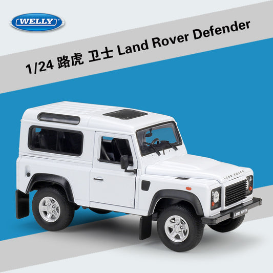 WELLY 1/24 Land Rover Defender /With Roof Rack Modern Car Model