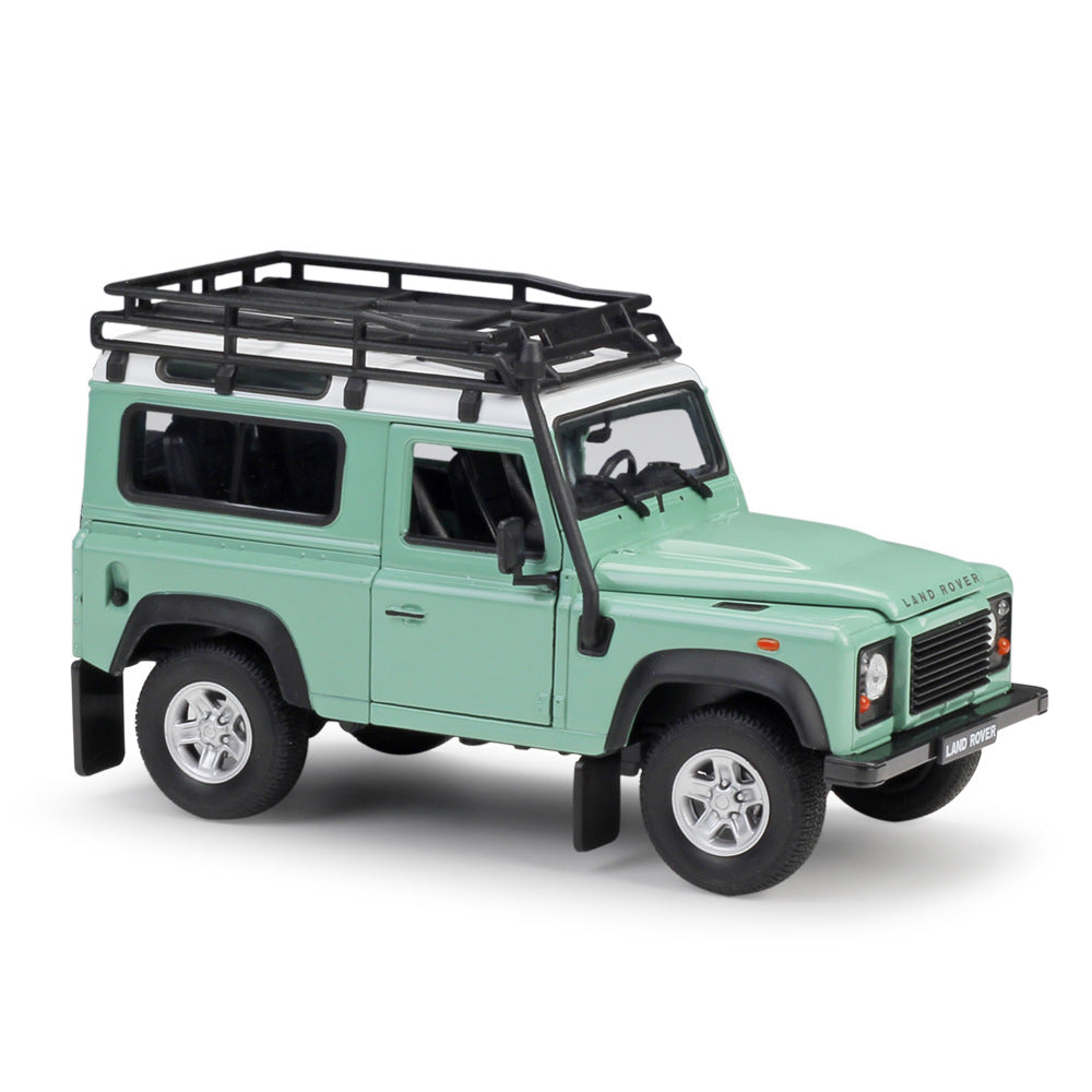 WELLY 1/24 Land Rover Defender /With Roof Rack Modern Car Model