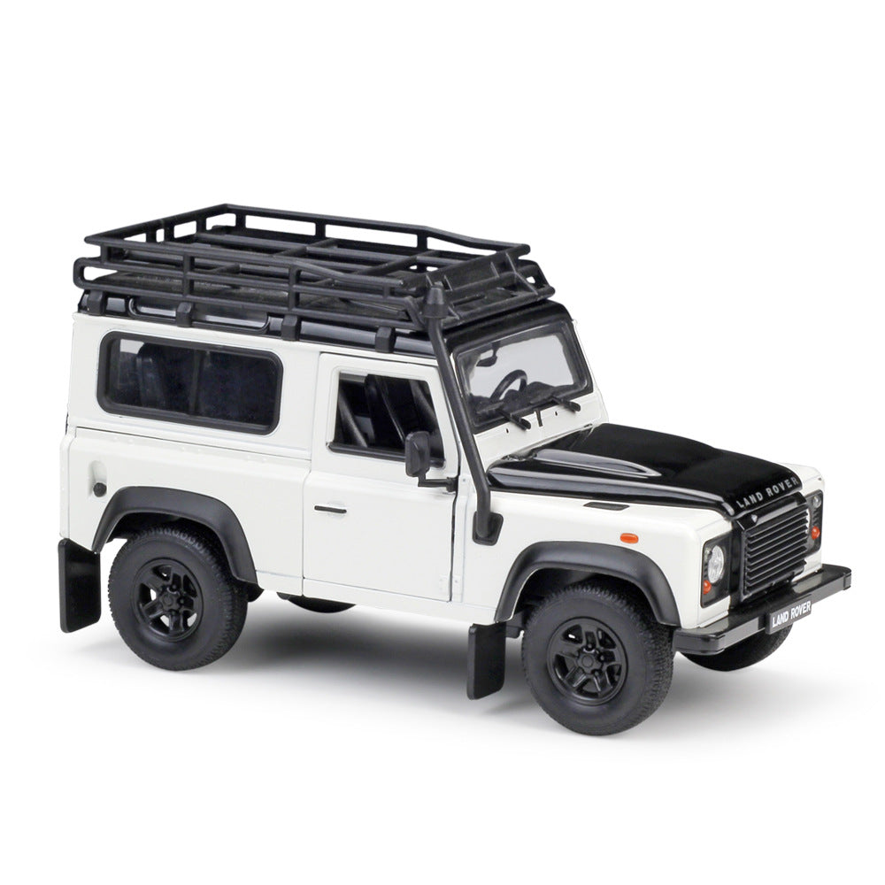 WELLY 1/24 Land Rover Defender /With Roof Rack Modern Car Model