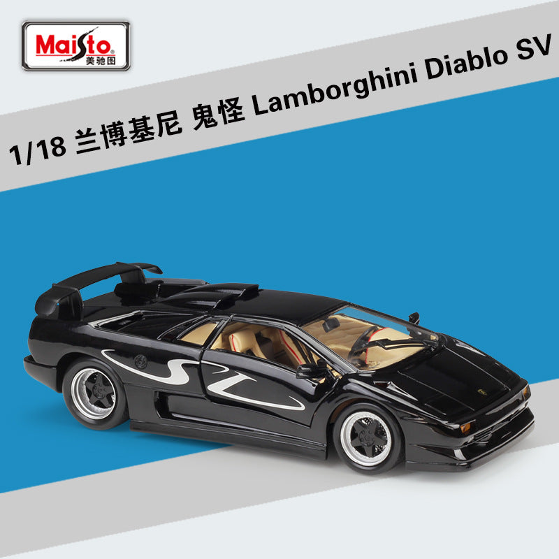 Maisto 1/18 Lamborghini Diablo SV Modern Car Model