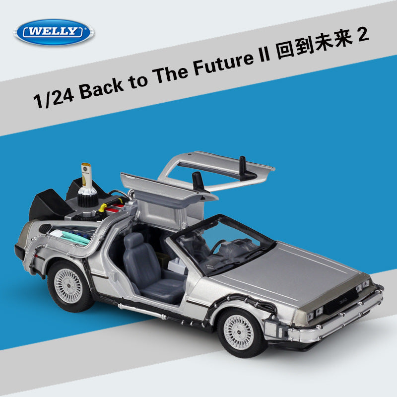 WELLY 1/24 DeLorean  Back To The Future Classic Car Model