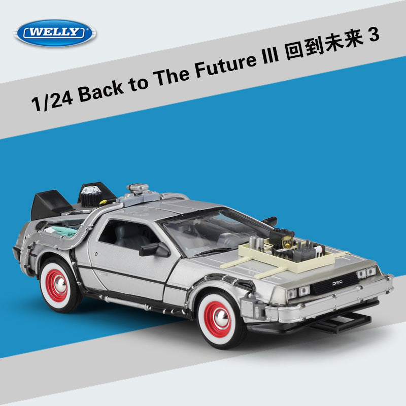 WELLY 1/24 DeLorean  Back To The Future Classic Car Model