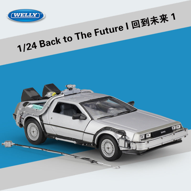 WELLY 1/24 DeLorean  Back To The Future Classic Car Model