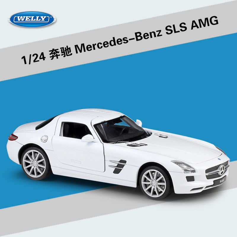 WELLY 1/24 Mercedes-Benz SLS AMG Modern Car Model