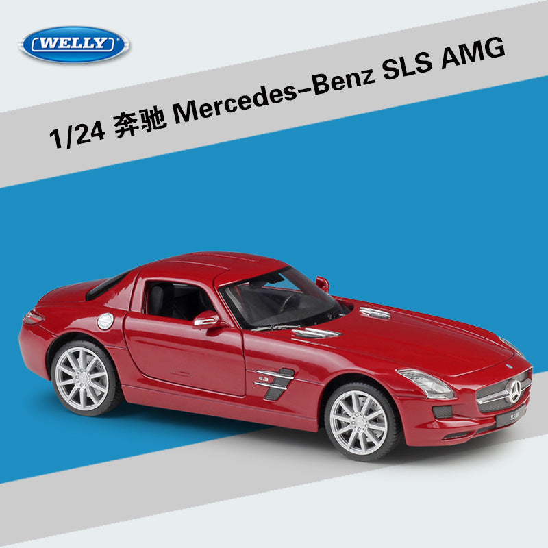 WELLY 1/24 Mercedes-Benz SLS AMG Modern Car Model