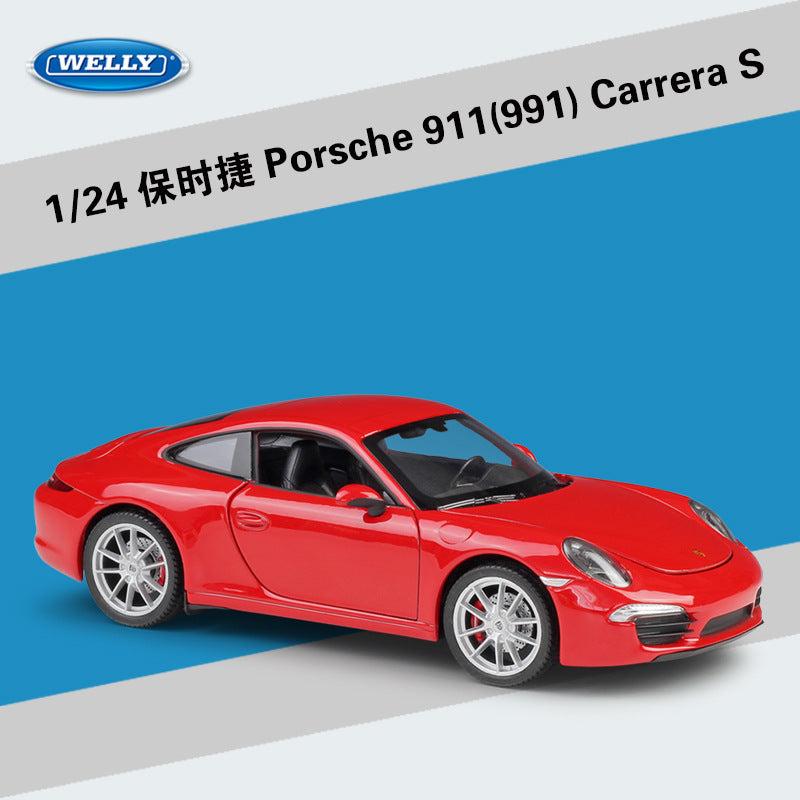 Welly 1/24 Porsche 911 Carrera RS/S/4S 959 Modern Car Model