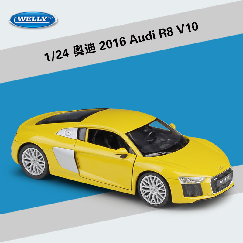 WELLY 1/24 Audi R8 V10 2016 Modern Car Model