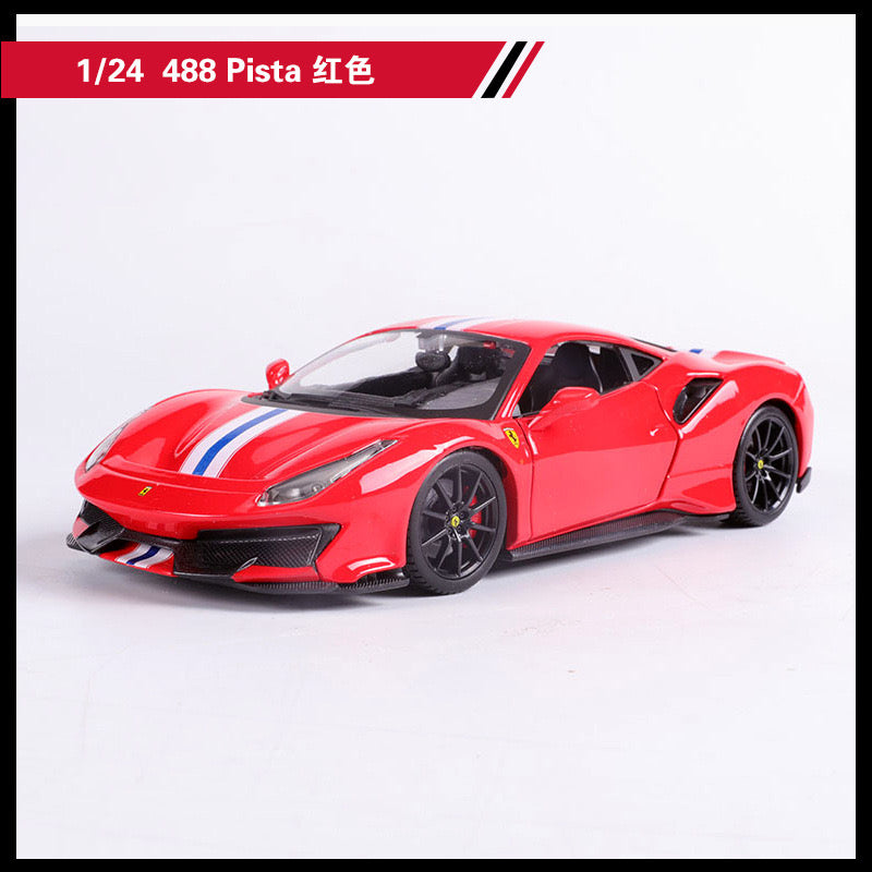 Bburago 1/24 Ferrari SF90 F50 Monza SP1 Enzo Roma 488 Pista Modern Car Model