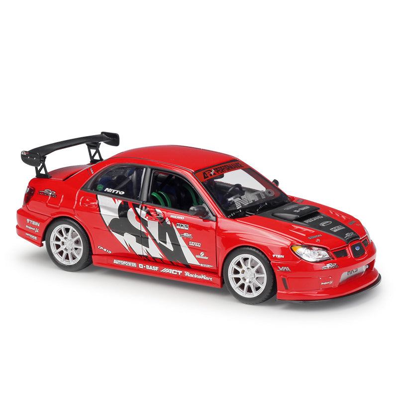 WELLY 1/24 Subaru Impreza Performance Modern Car Model