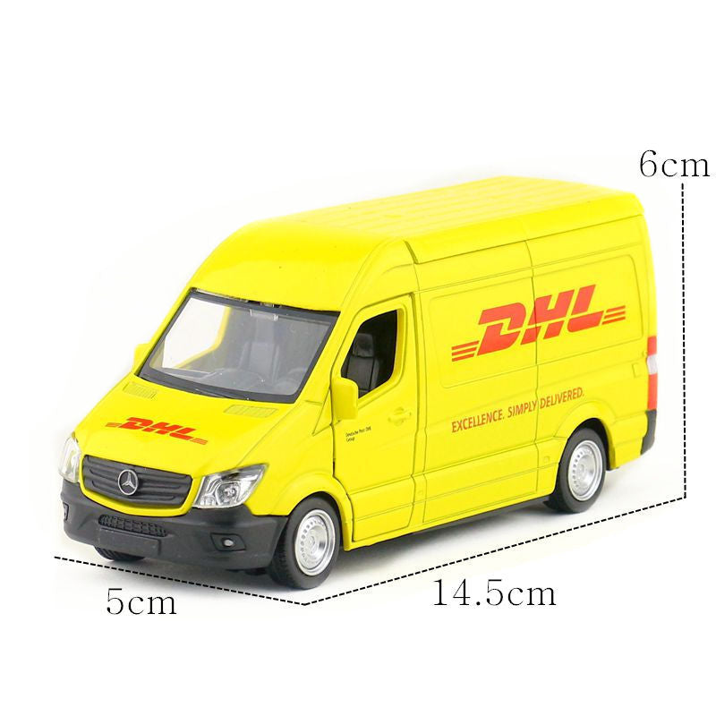 Makeda 1/36 Mercedes Benz DHL Delivery Modern Car Model