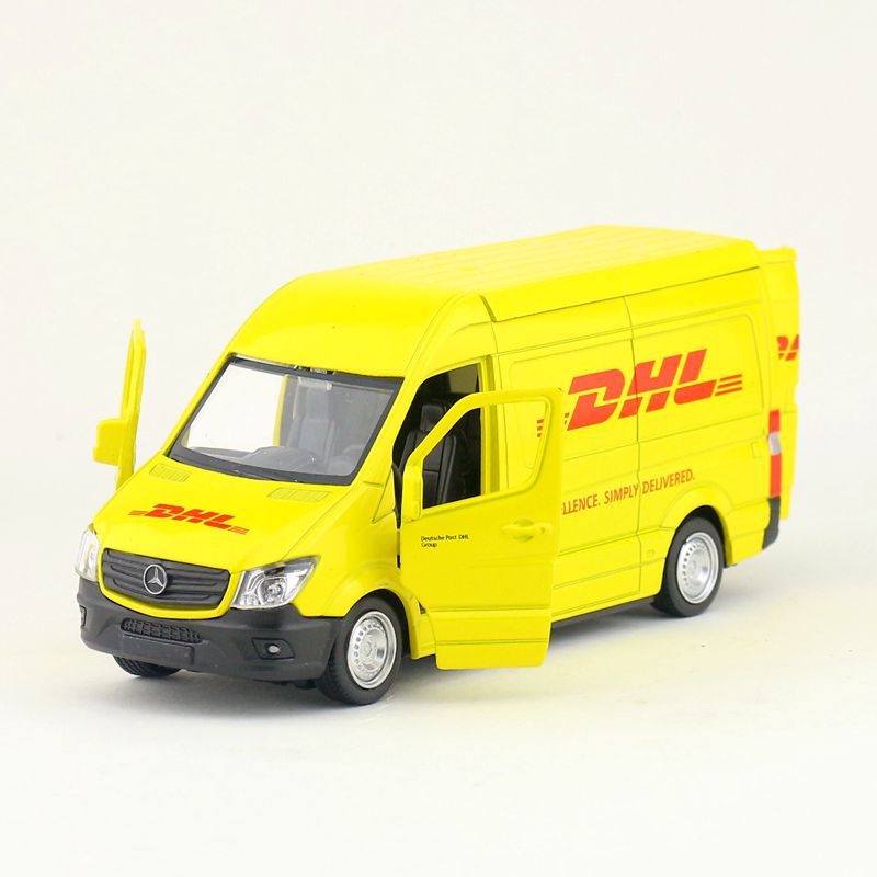 Makeda 1/36 Mercedes Benz DHL Delivery Modern Car Model