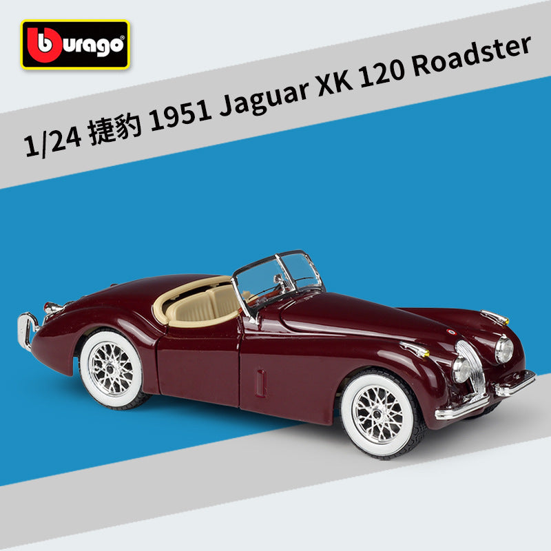 Bburago 1/24 JaguarXK 120 Roadster 1951 Classic Car Model