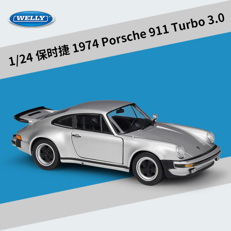 Welly 1/24 Porsche 911 Turbo 3.0 356 NO.1 Roadster Classic Car Model