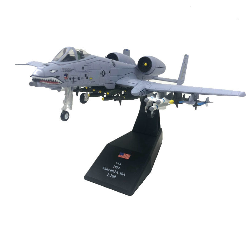 1/100 USA F/A-18F FairchildA-10A F-22 Raptor Aircraft Alloy Model Diecast