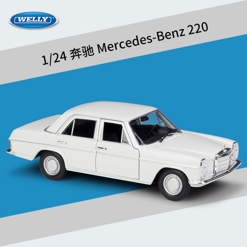 WELLY 1/24 Mercedes-Benz 220 Classic Car Model