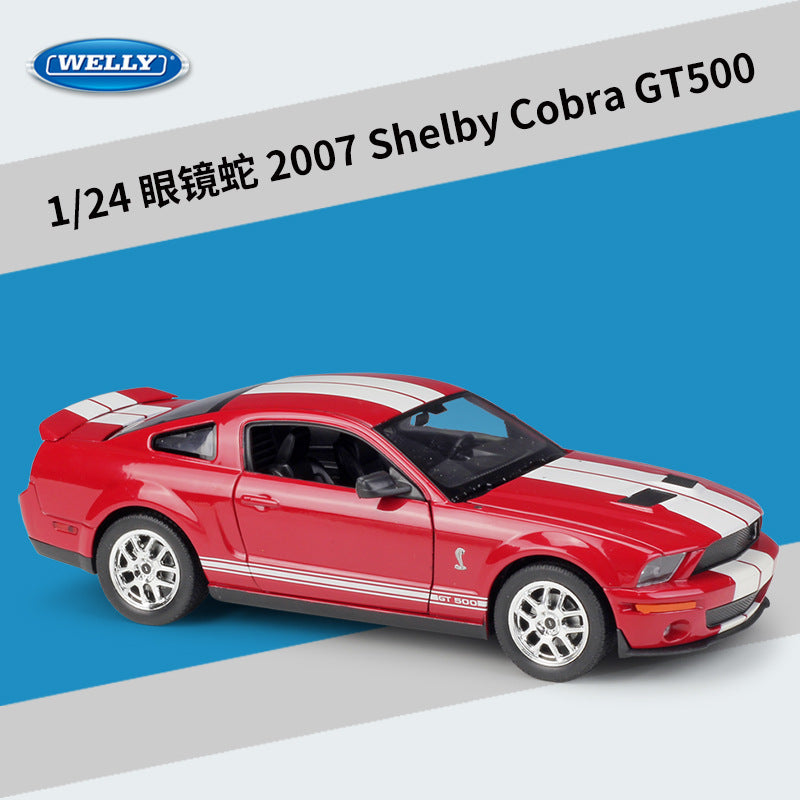 Welly 1/24 Ford Shelby Cobra GT500 2007 Modern Car Model