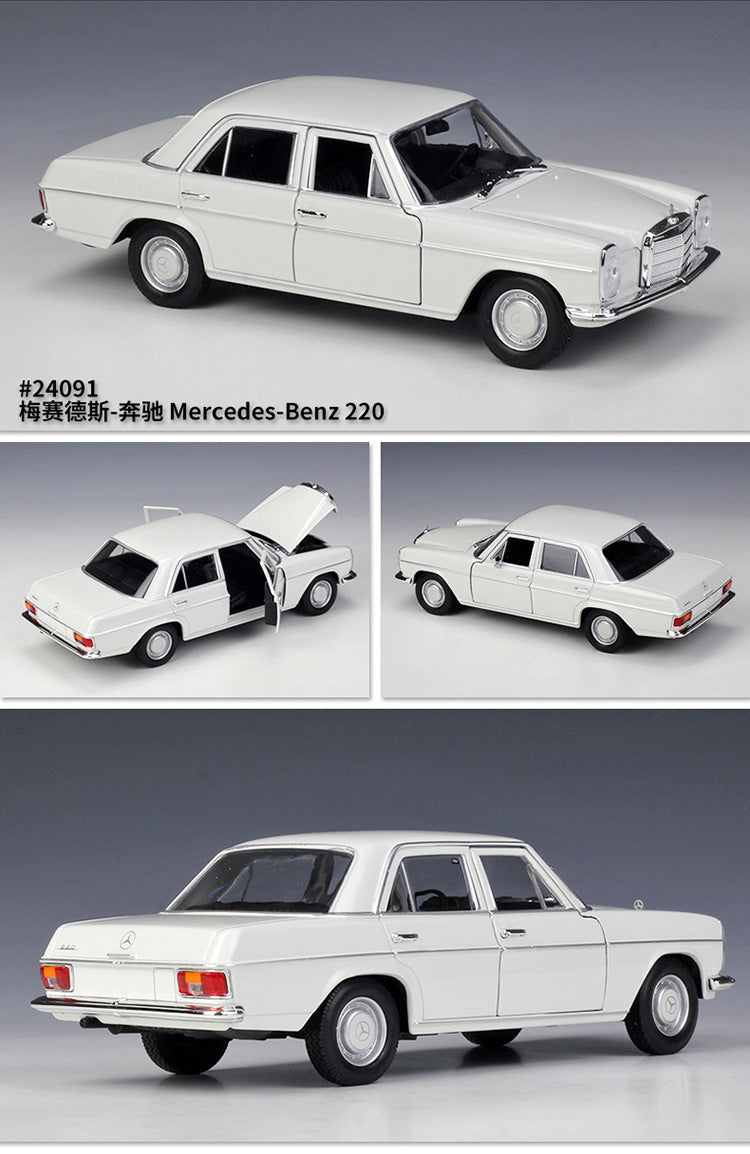 WELLY 1/24 Mercedes-Benz 220 Classic Car Model