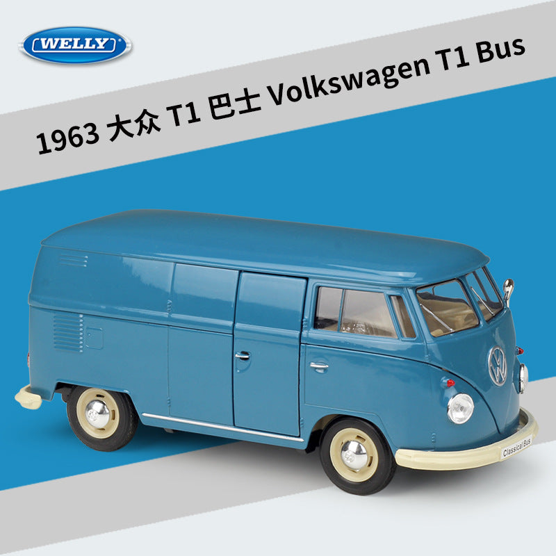 Welly 1/24 Volkswagen T1 T2 Bus Classic Car Model