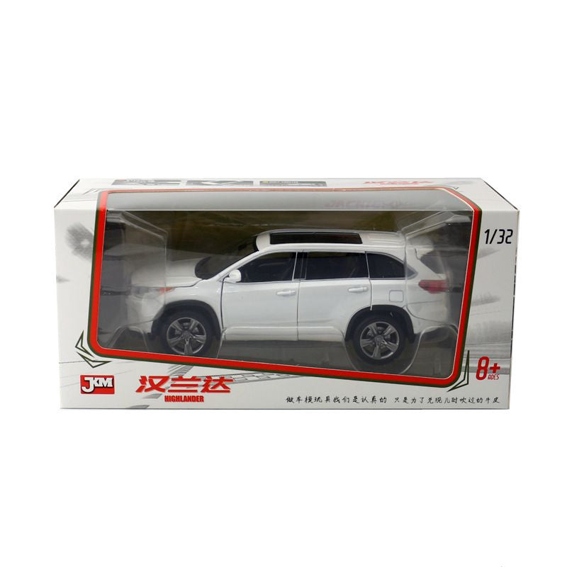 JKM 1/32 Toyota Highlander Modern Car Model