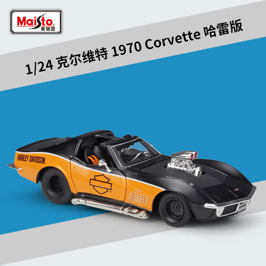 Maisto 1/24 Chevrolet Corvette Harley Davidson Maisto Chevrolet C10 Gulf Classic Car Model