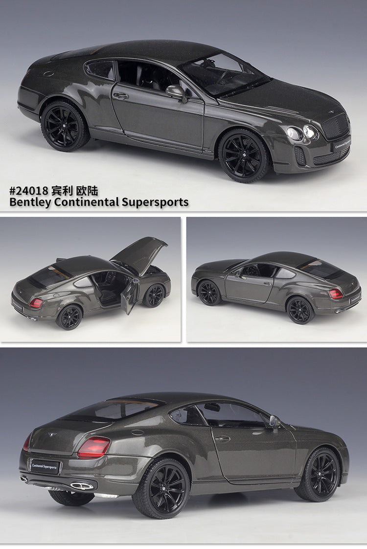 WELLY 1/24 Bentley Continental Supersports Modern Car Model