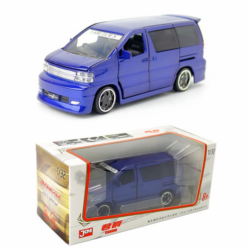 JKM 1/32 Nissan Elgrand MPV Modern Car Model