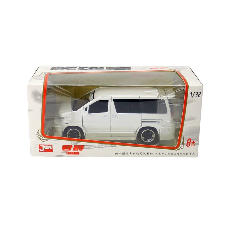 JKM 1/32 Nissan Elgrand MPV Modern Car Model