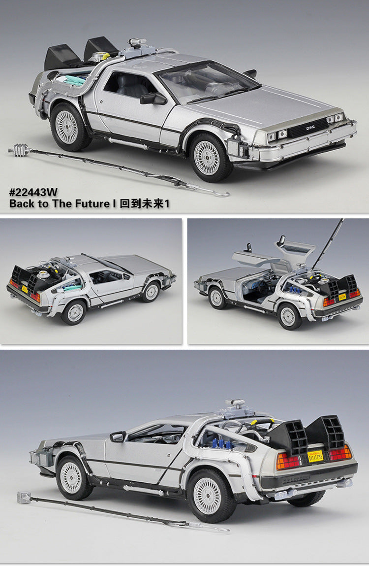 WELLY 1/24 DeLorean  Back To The Future Classic Car Model