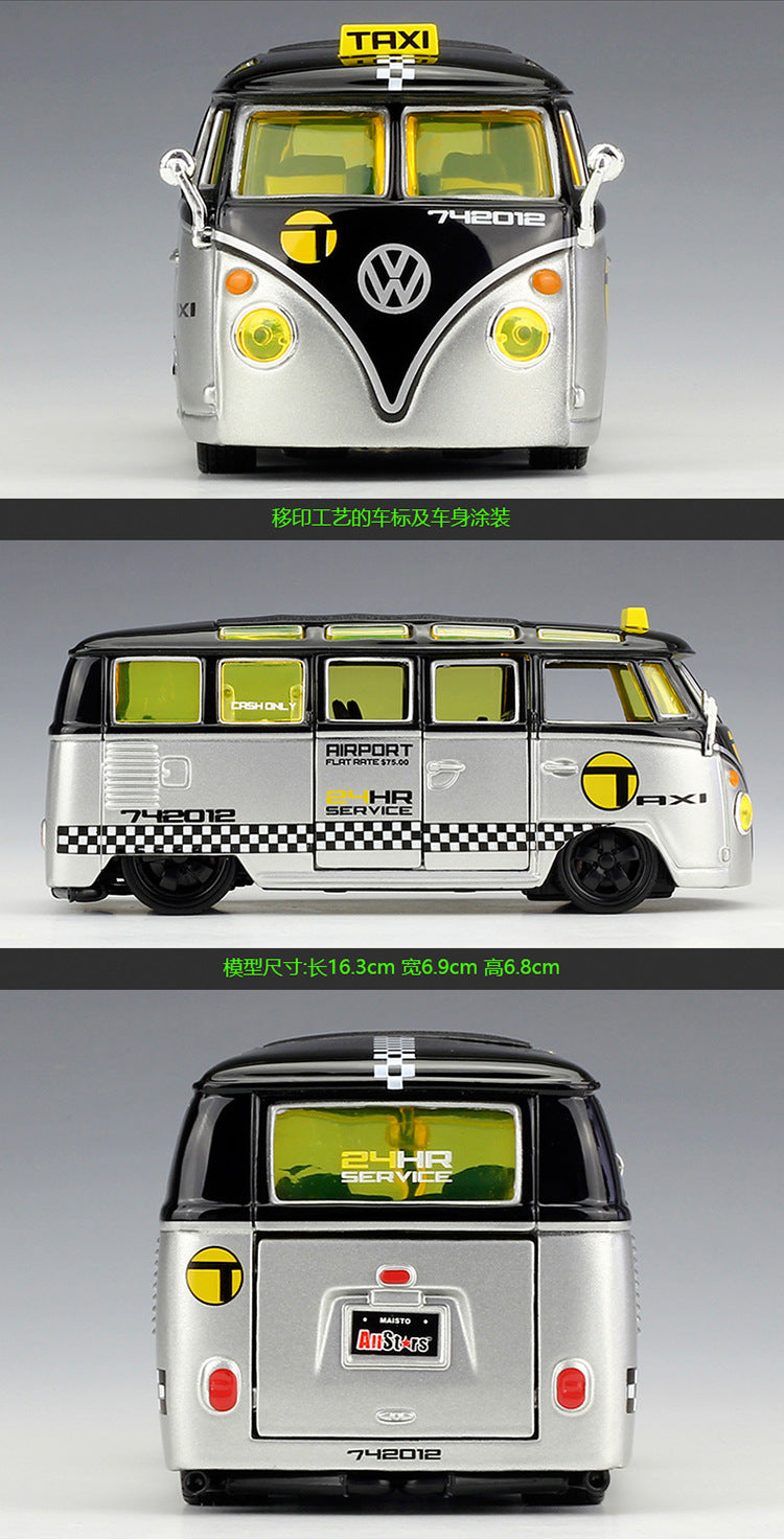 Maisto 1/25 Volkswagen Van Samba Modified Version Classic Car Model