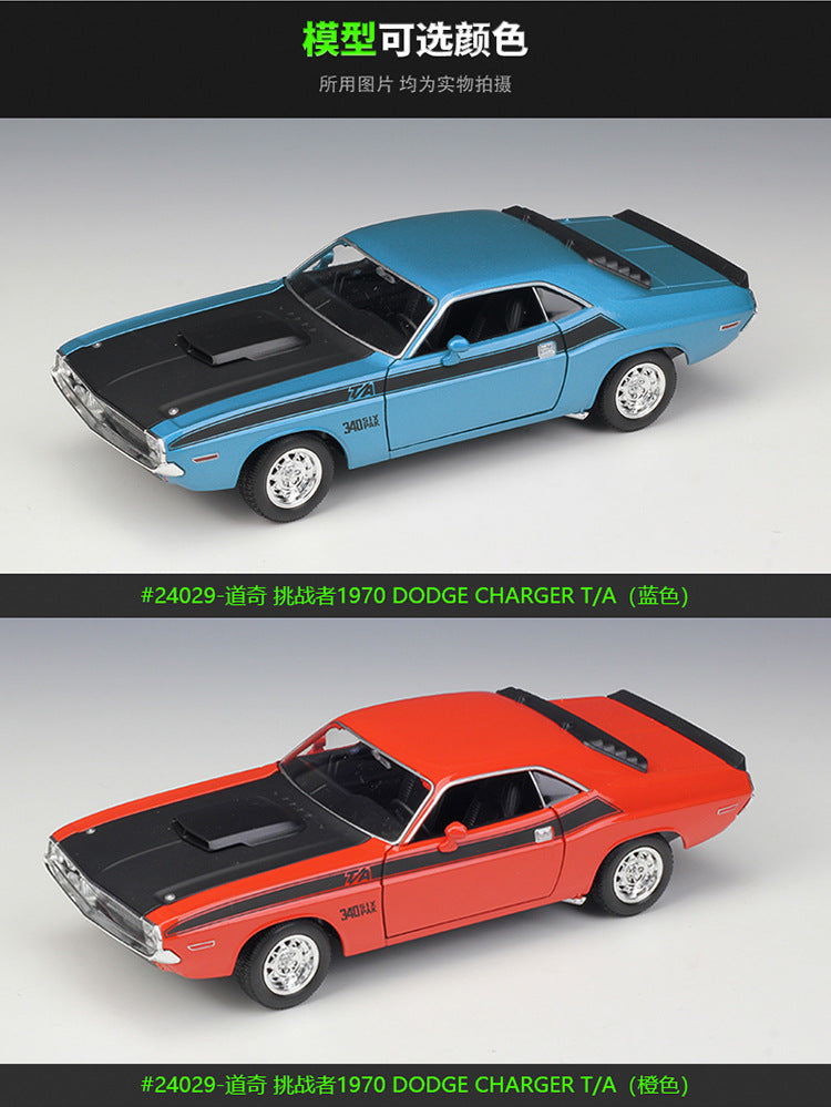 WELLY 1/24 Dodge Challenger T/A 1970 Classic Car Model