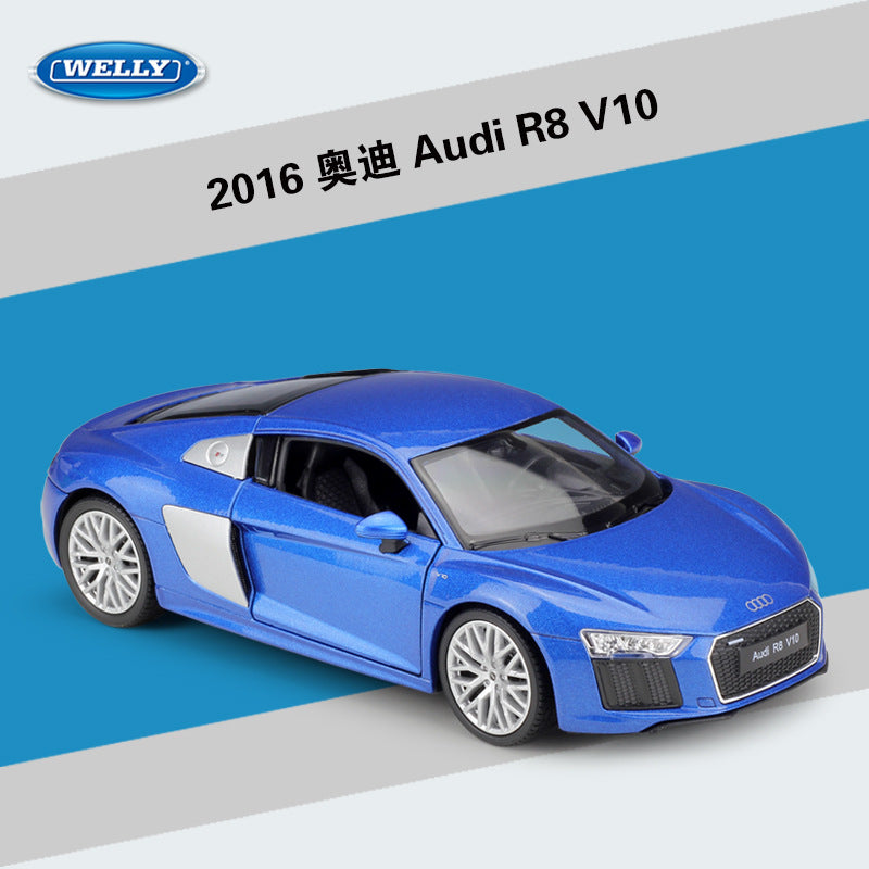 WELLY 1/24 Audi R8 V10 2016 Modern Car Model