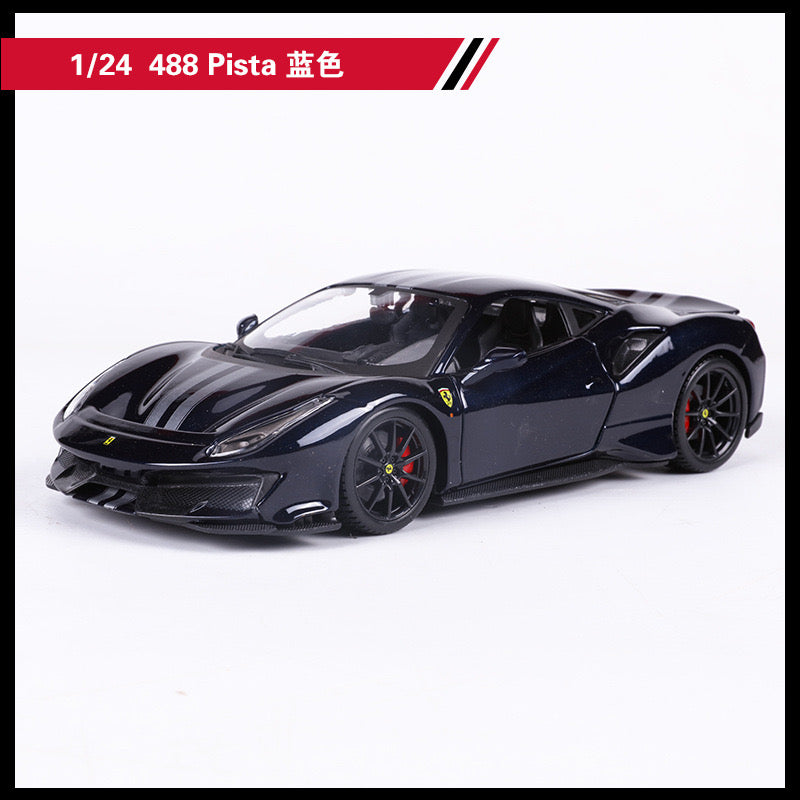 Bburago 1/24 Ferrari SF90 F50 Monza SP1 Enzo Roma 488 Pista Modern Car Model