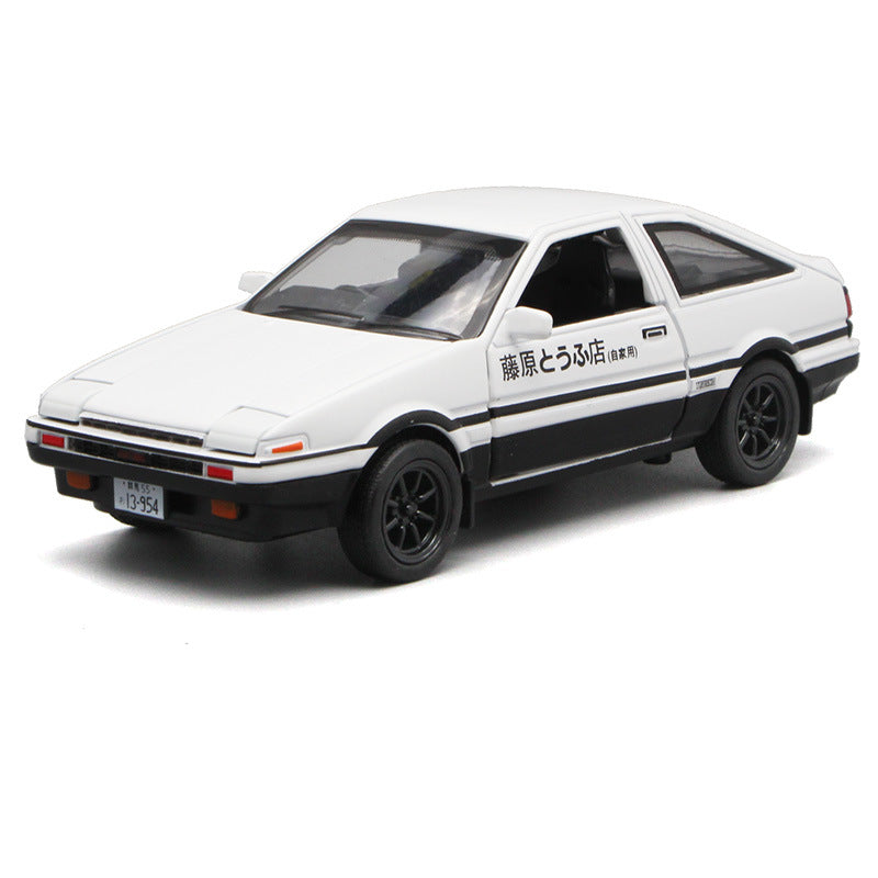 Mini Auto 1/32 Toyota AE 86 Initial D Modern Car Model