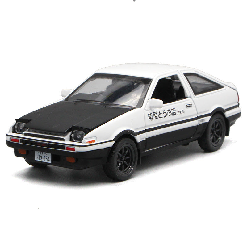 Mini Auto 1/32 Toyota AE 86 Initial D Modern Car Model