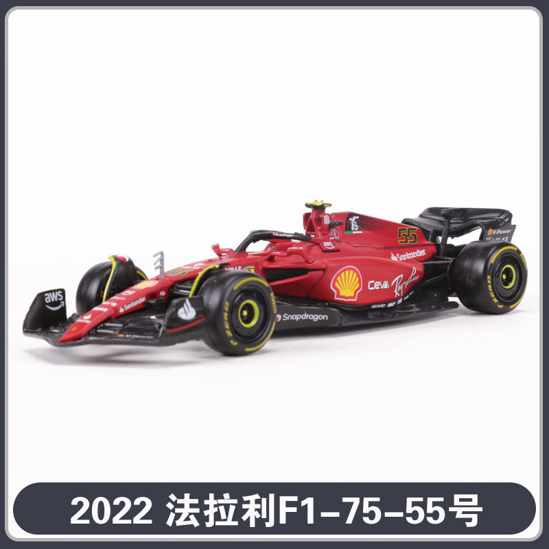 Bburago 1/43 Ferrari SF23 F1-75 SF21 SF1000 #16 #55 F1 Formula Racing Car Modern Car Model