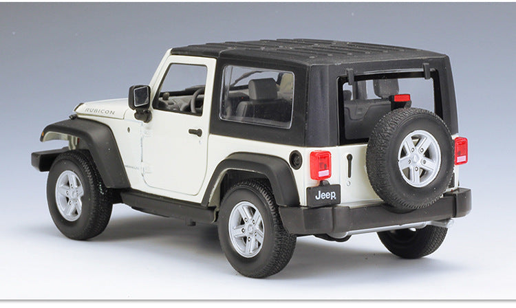 WELLY 1/24 Jeep Wrangler 2007 SUV Modern Car Model