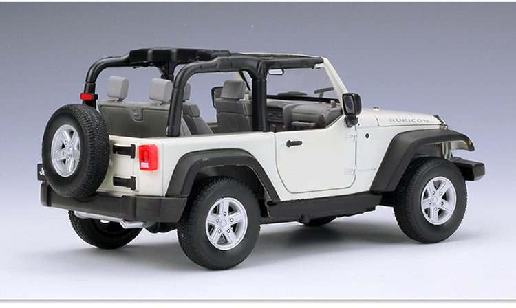 WELLY 1/24 Jeep Wrangler 2007 SUV Modern Car Model