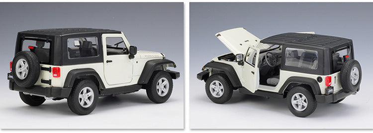 WELLY 1/24 Jeep Wrangler 2007 SUV Modern Car Model