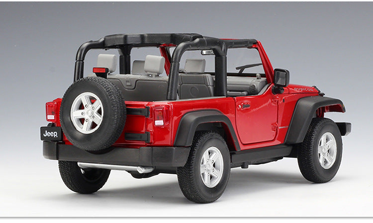 WELLY 1/24 Jeep Wrangler 2007 SUV Modern Car Model