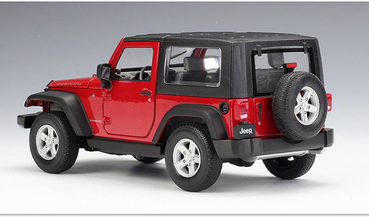 WELLY 1/24 Jeep Wrangler 2007 SUV Modern Car Model