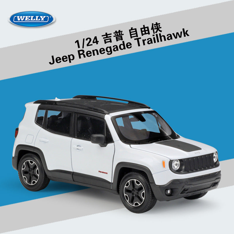 WELLY 1/24 Jeep Renegade Trailhawk SUV Modern Car Model