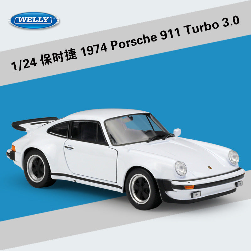 Welly 1/24 Porsche 911 Turbo 3.0 356 NO.1 Roadster Classic Car Model