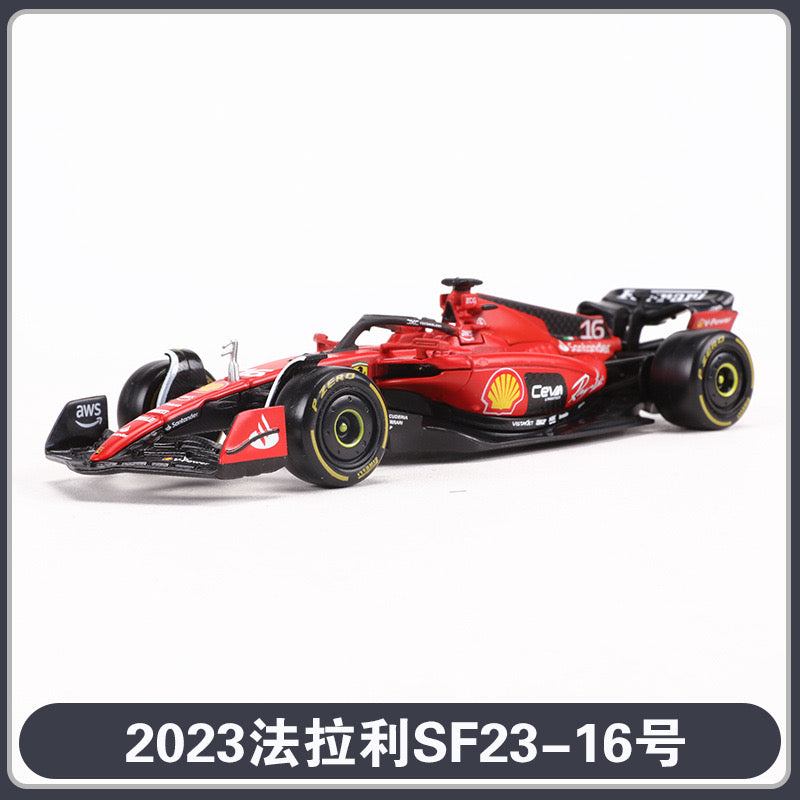 Bburago 1/43 Ferrari SF23 F1-75 SF21 SF1000 #16 #55 F1 Formula Racing Car Modern Car Model