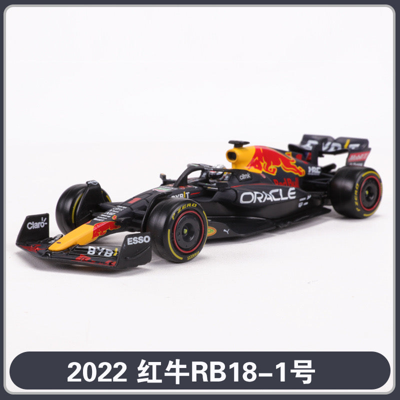 Bburago 1/43 Ferrari Red Bull 16B 18 19 F1 #1 #11 Formula Racing Car Modern Car Model