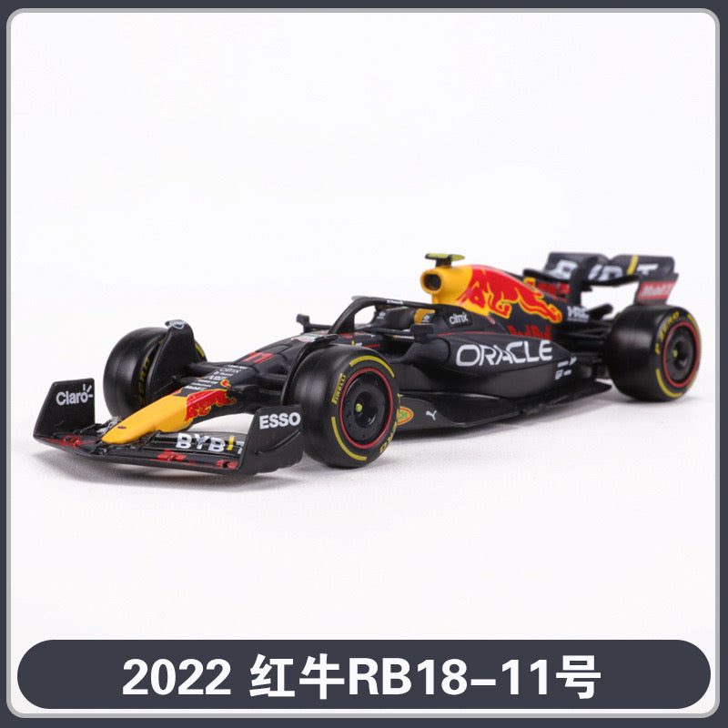 Bburago 1/43 Ferrari Red Bull 16B 18 19 F1 #1 #11 Formula Racing Car Modern Car Model