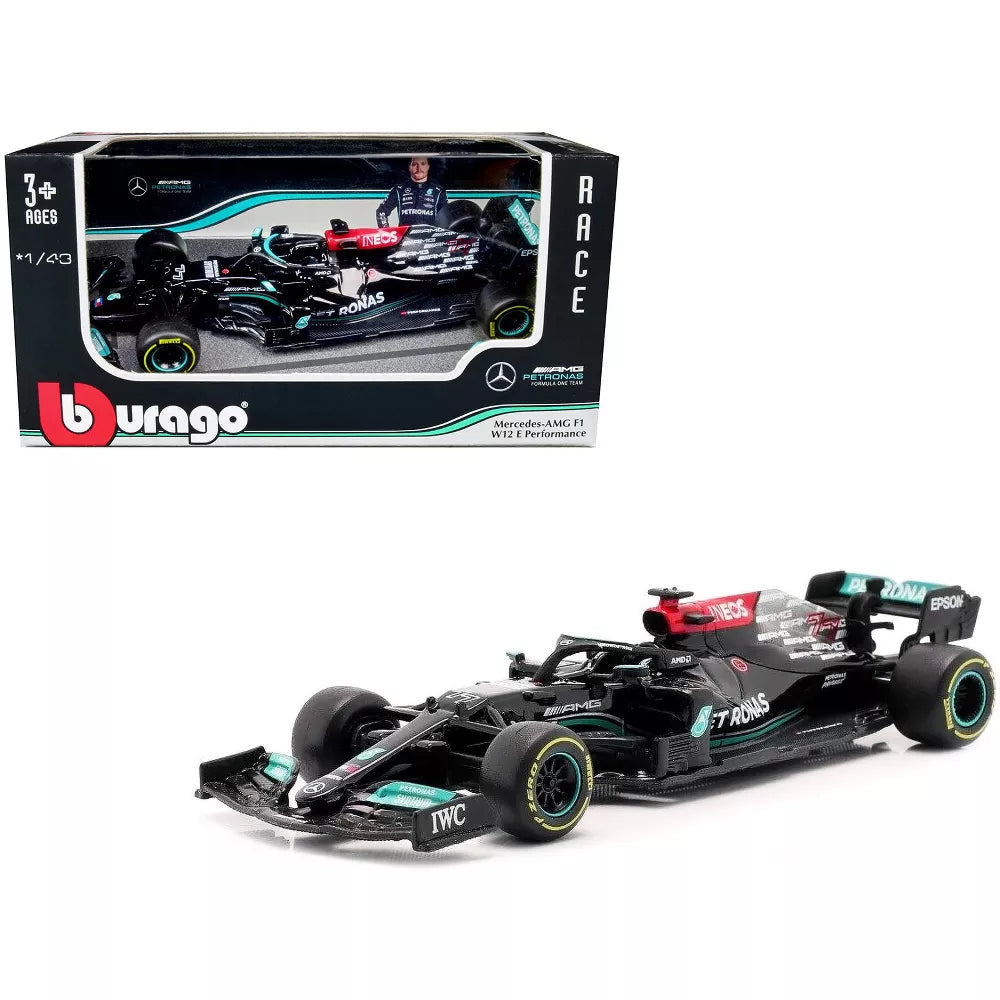 Bburago 1/43 Mercedes-Benz W14 W13 W12 W10 F1 #44 #63 #77 Formula Racing Car Modern Car Model