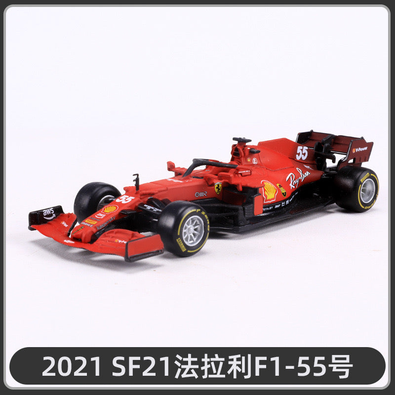 Bburago 1/43 Ferrari SF23 F1-75 SF21 SF1000 #16 #55 F1 Formula Racing Car Modern Car Model